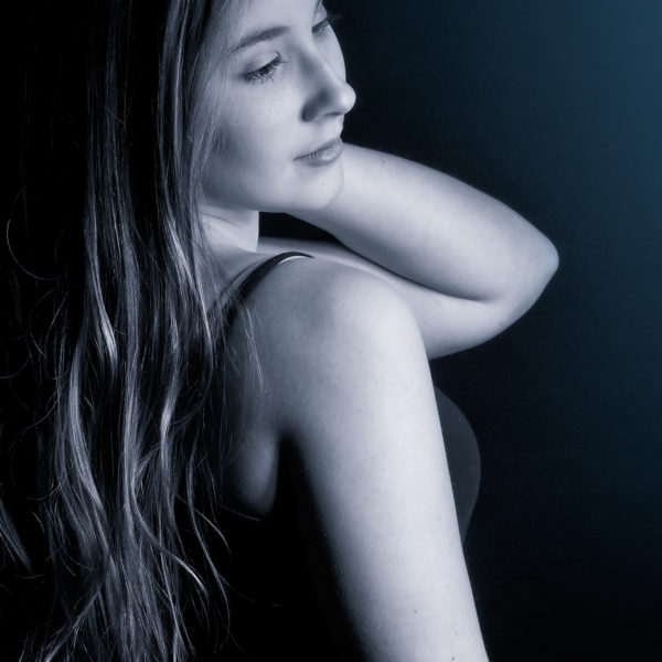 A blue shadow...